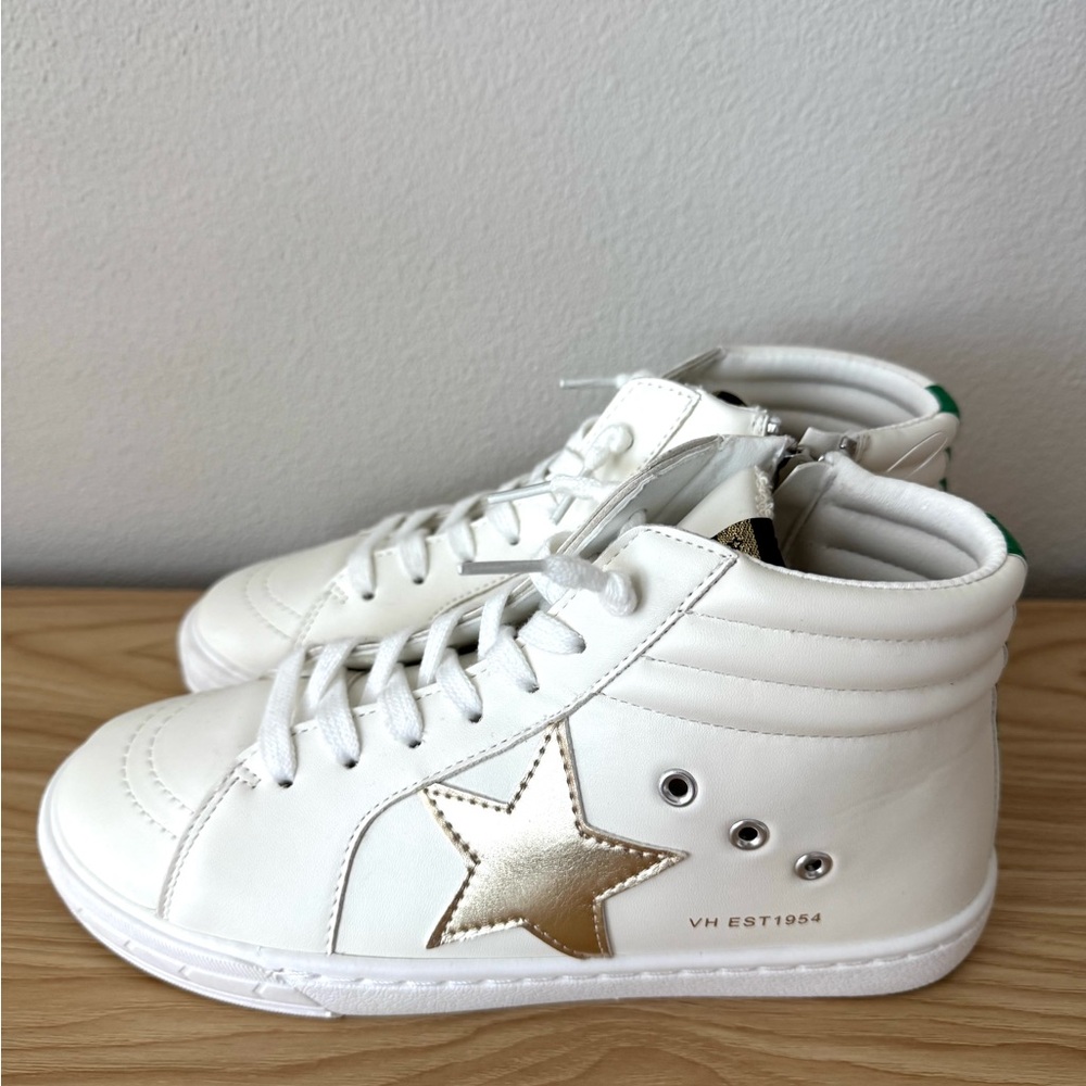 Vintage Havana women’s white high top sneakers size 7.5 NEW